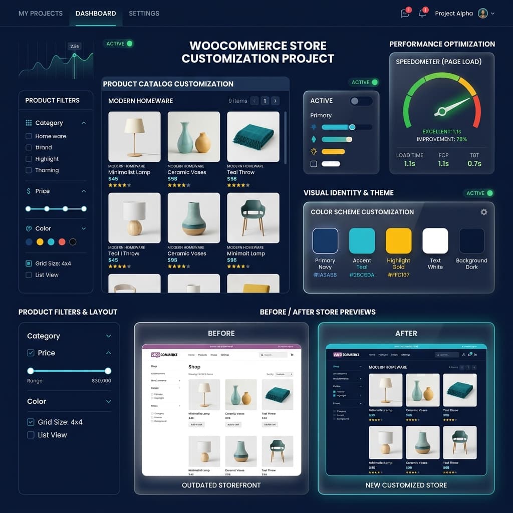 WooCommerce Store Customization